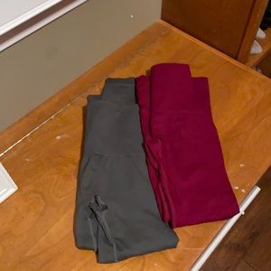 Postpartum high waisted leggings